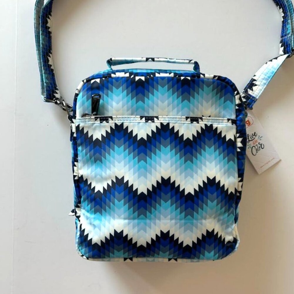 Lug Guild Collection Classic Ranger 2 Crossbody Bag Bargello Mountains Blue - Picture 13 of 14